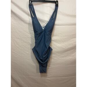 Cupshe New w/ Tags Blue One Piece Swimsuit (Large)
